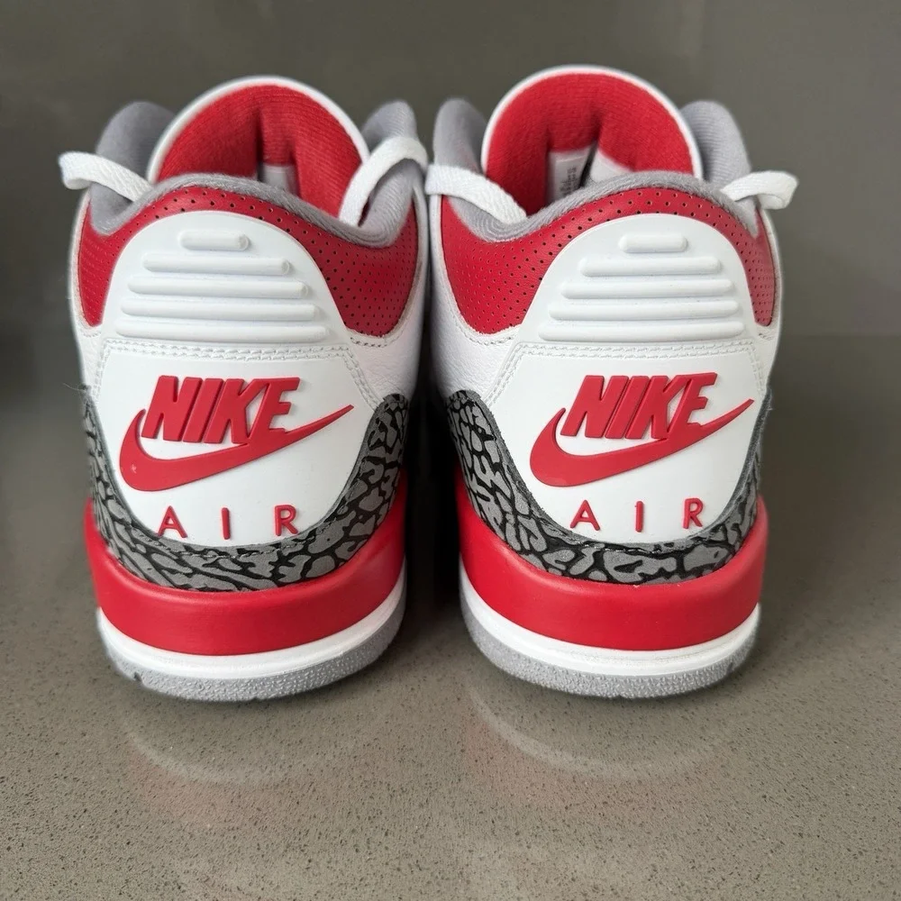 Nike Air Jordan 3 Retro Men's Size 11 Fire Red 2022 DN3707-160